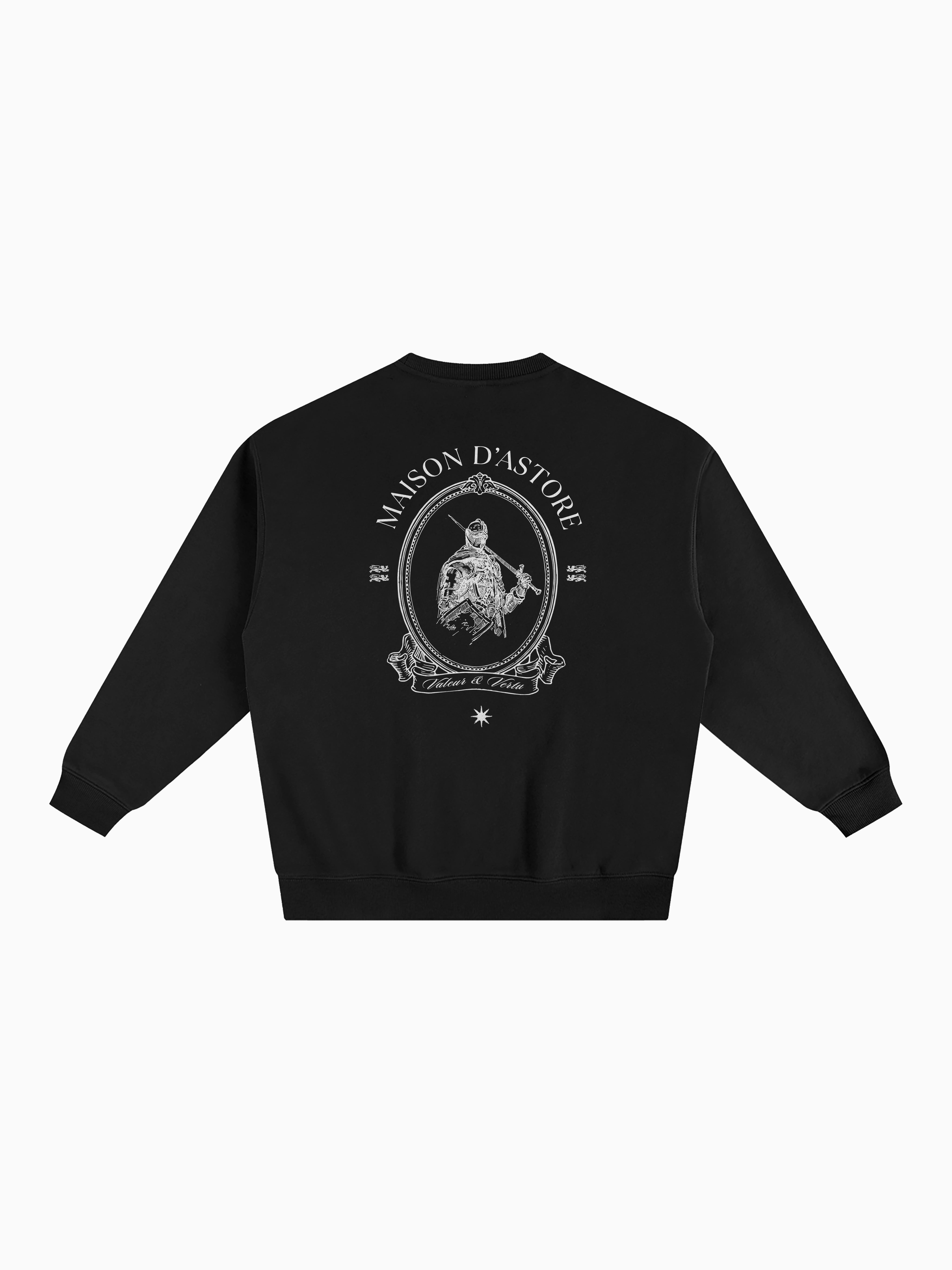Valor Box Crewneck - Black