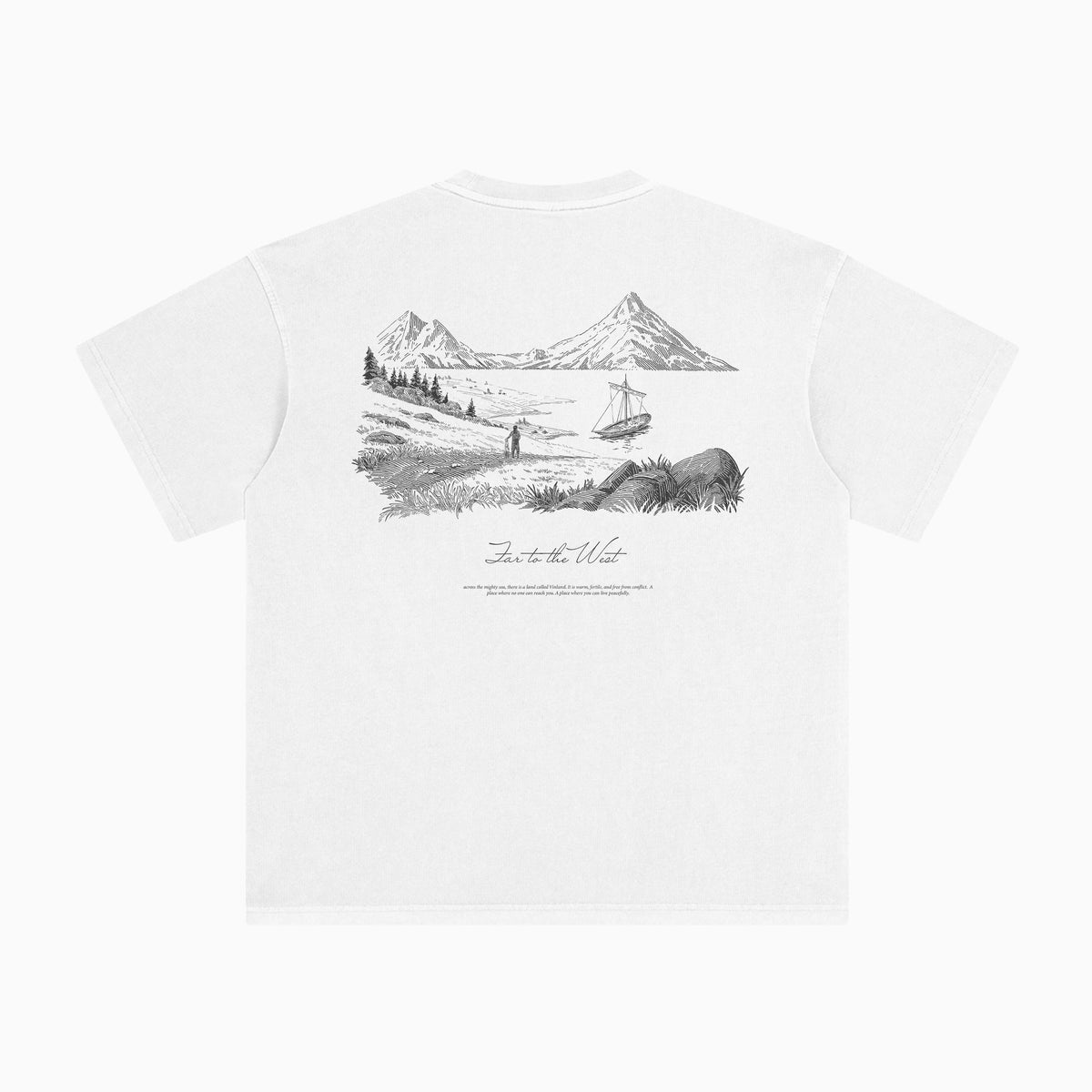 Vinland Box Tee - White