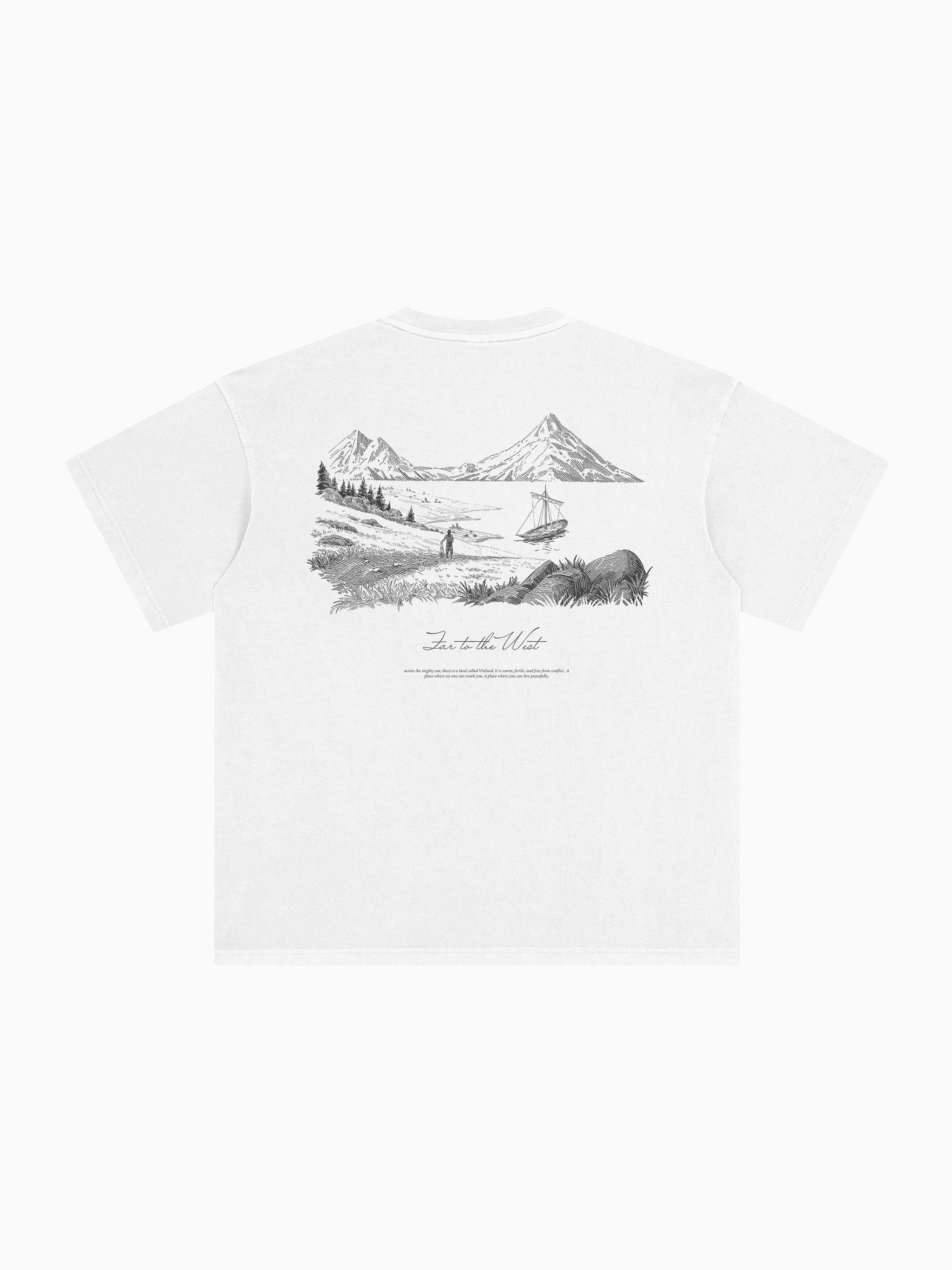 Vinland Box Tee - White