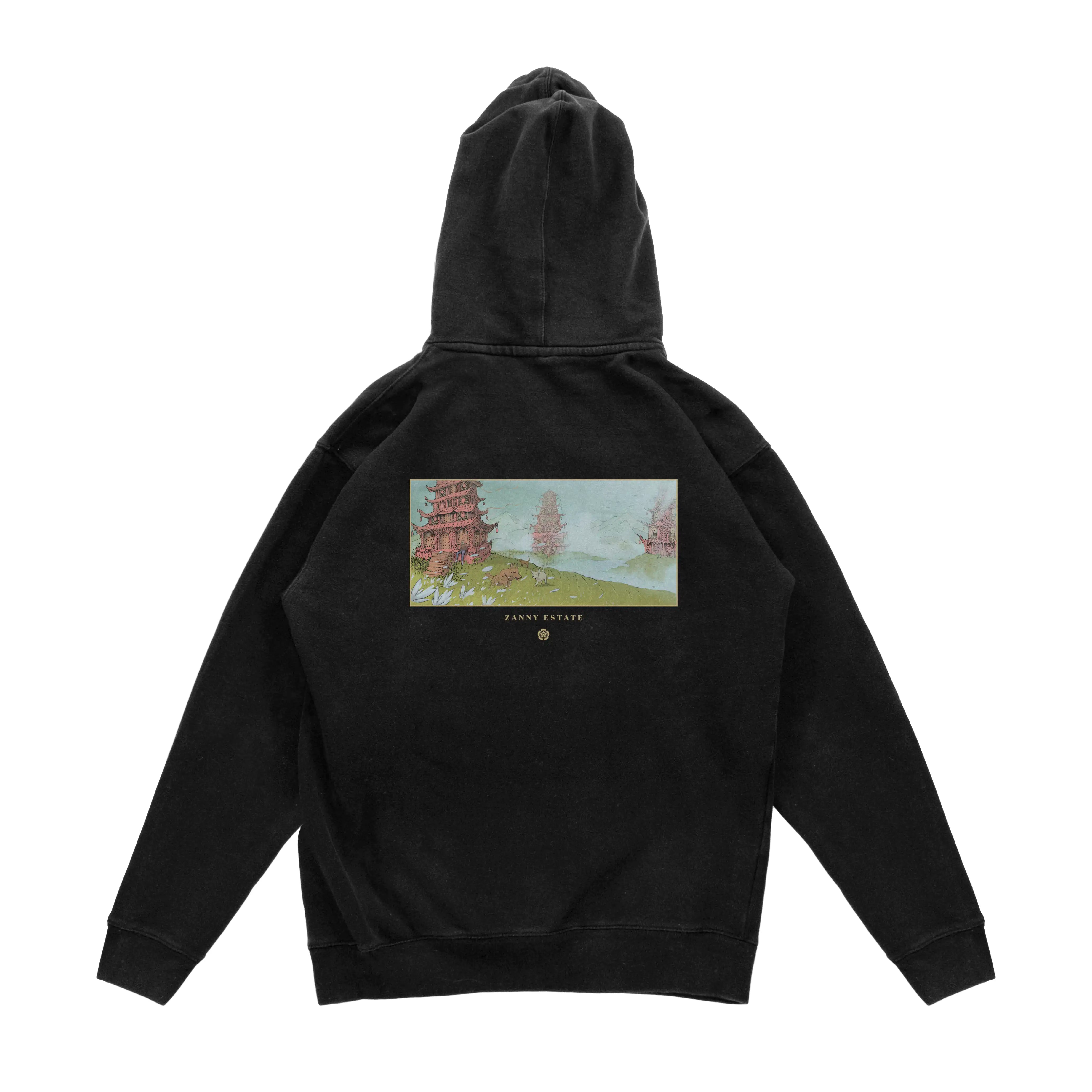 Zanny Estate Hoodie - Black