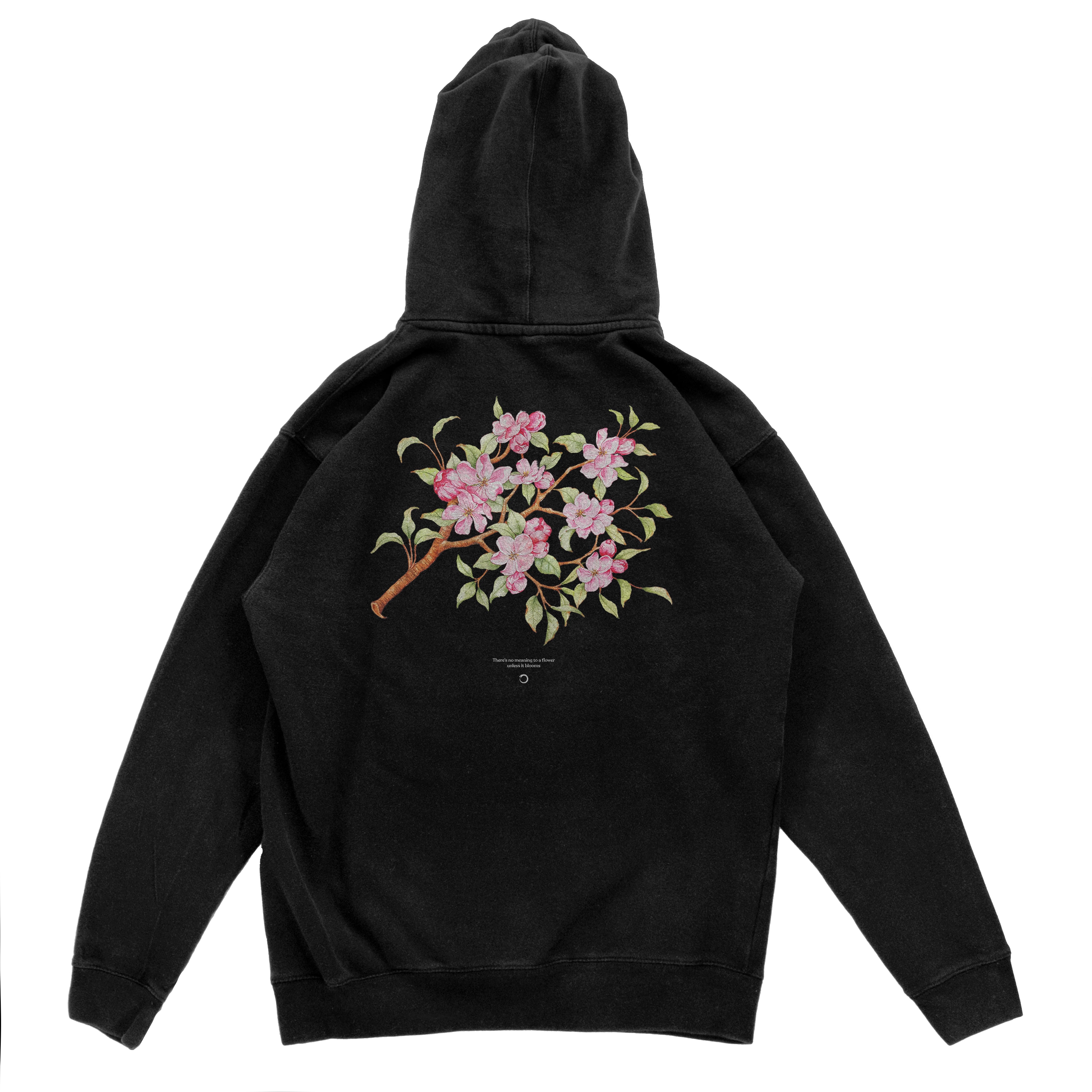 Apple Blossom Hoodie Black