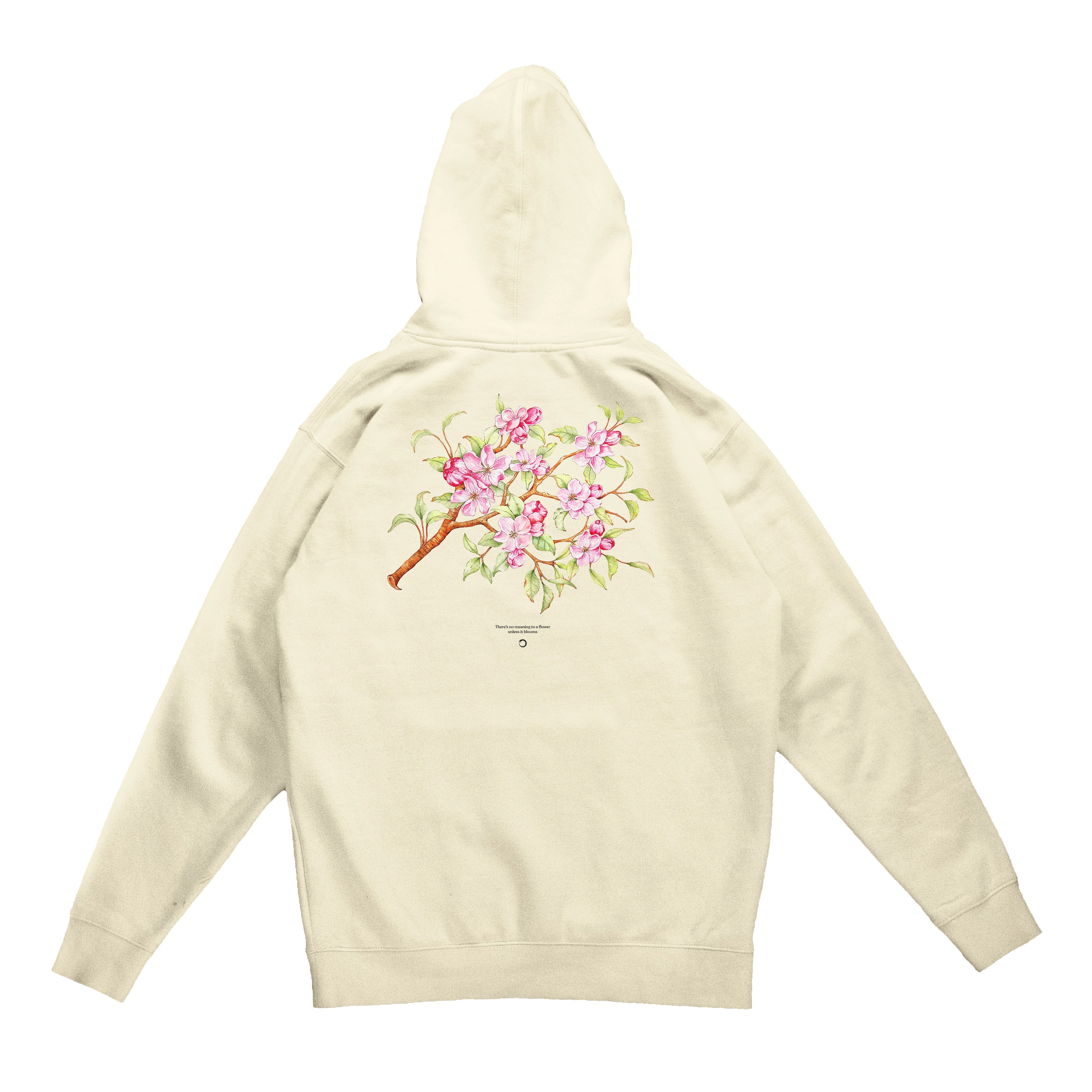 Apple Blossom Hoodie - Bone