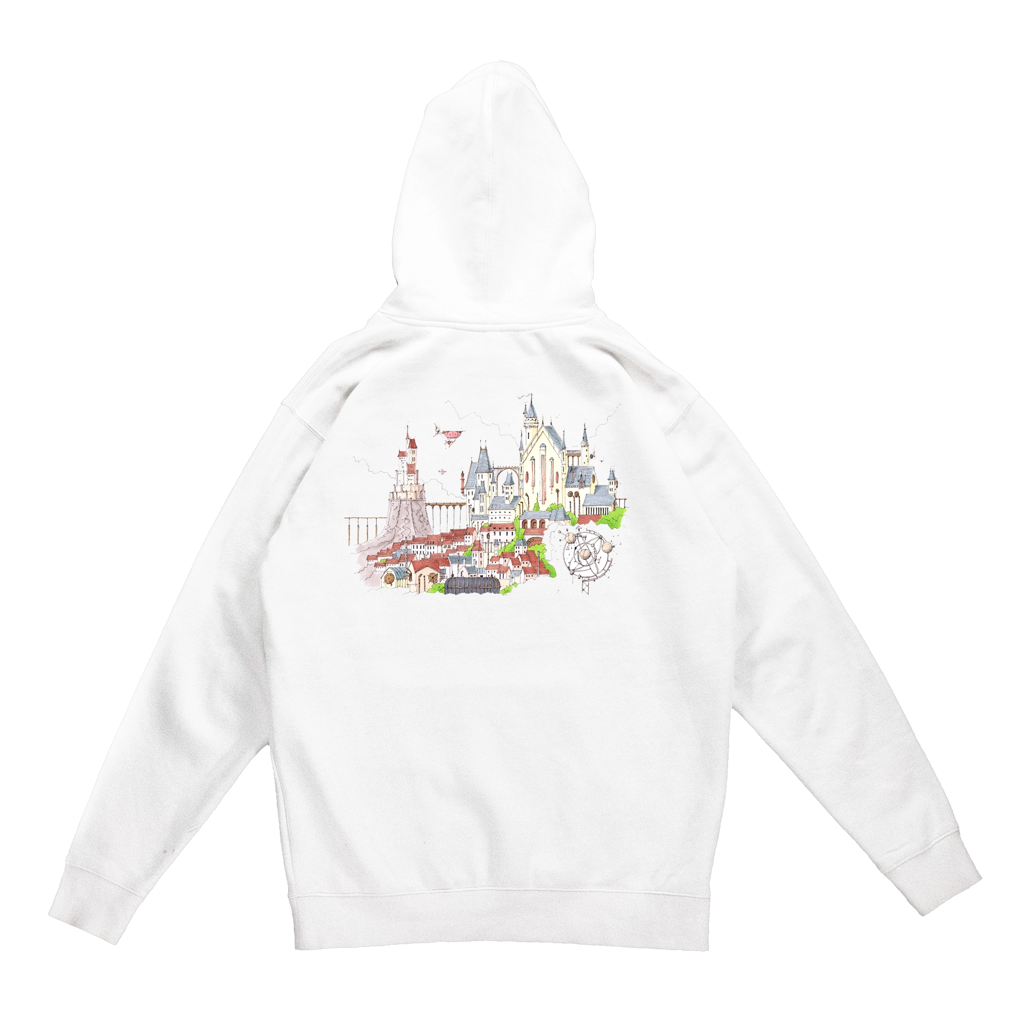 Cityscape Hoodie - White