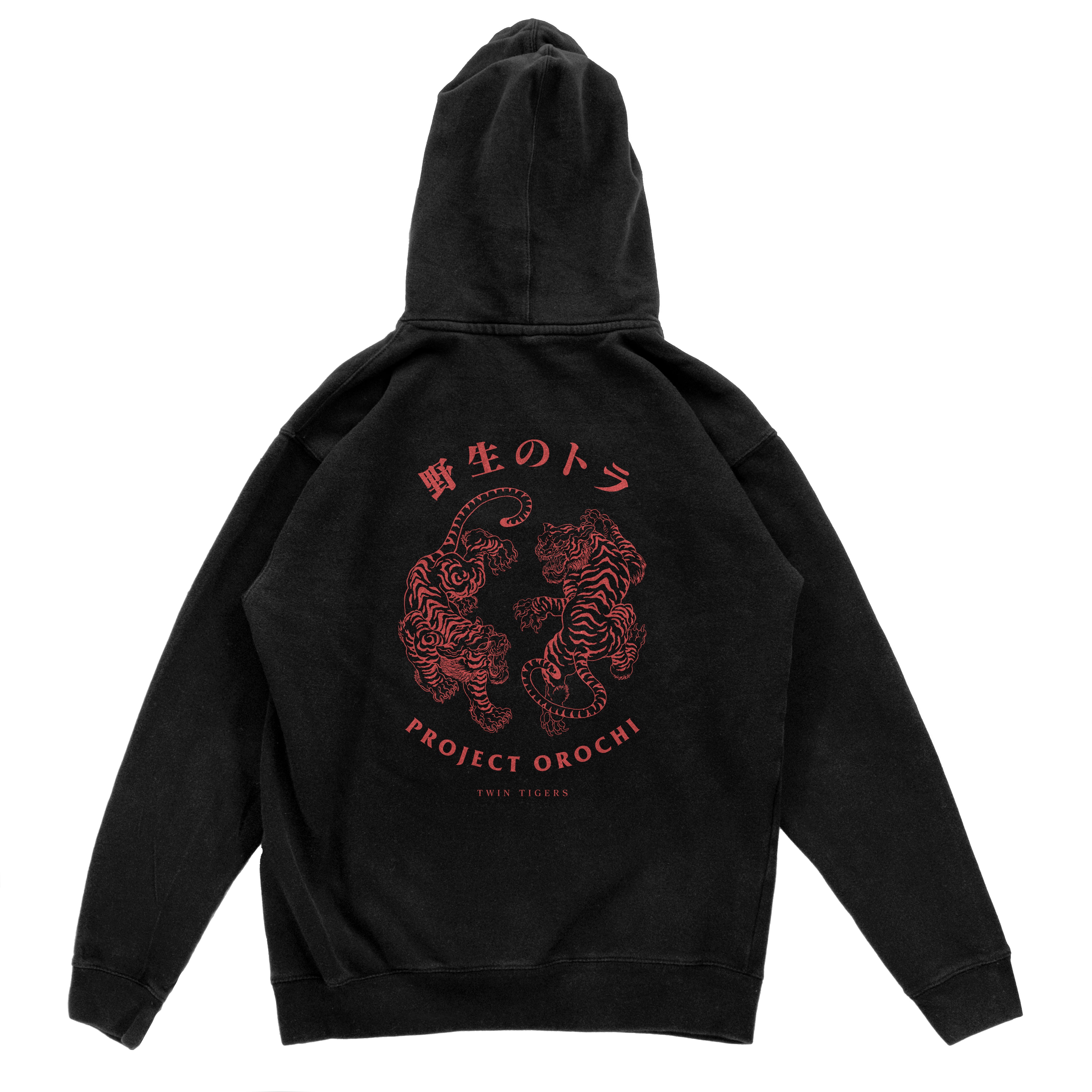 Twin Tigers Hoodie - Black